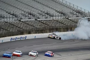 Christopher Bell, Joe Gibbs Racing, Toyota Camry GameStop NBA 2K19 spins 