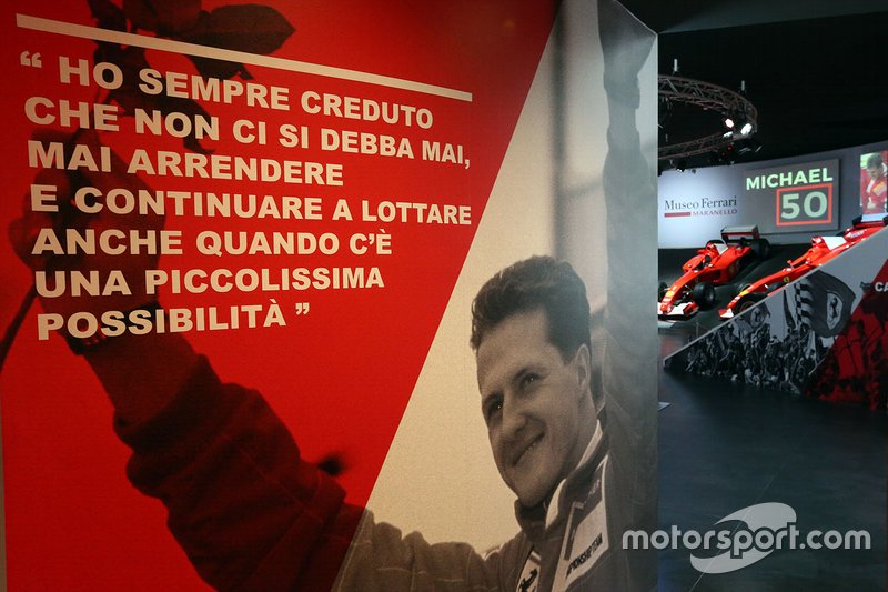 La exposición 'Michael 50' en el Museo Ferrari en Maranello