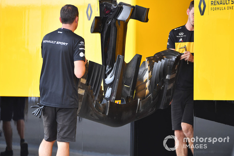 Renault Sport F1 Team RS 18 nariz y alerón delantero