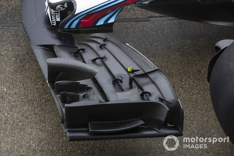 Williams FW41 ön kanat detay