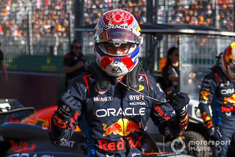 Max Verstappen, Red Bull Racing, en pole position 
