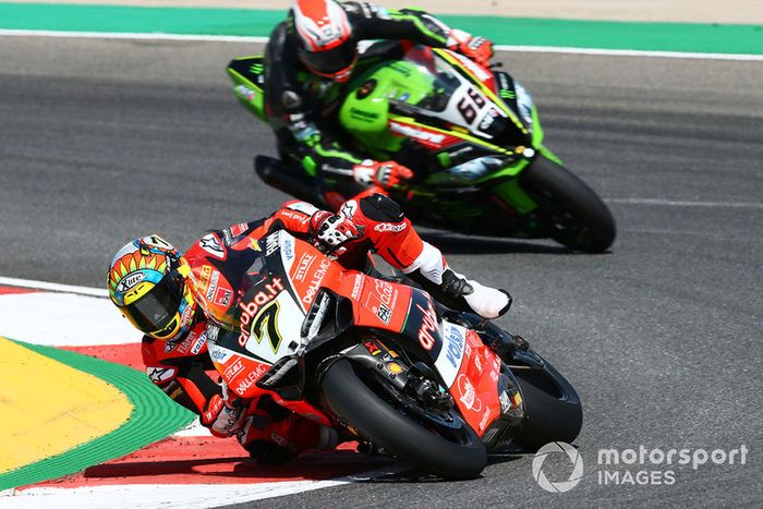 Chaz Davies, Aruba.it Racing-Ducati SBK Team, Tom Sykes, Kawasaki Racing