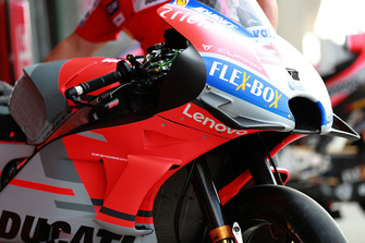 Vue détaillée des appendices aérodynamiques de Ducati Team