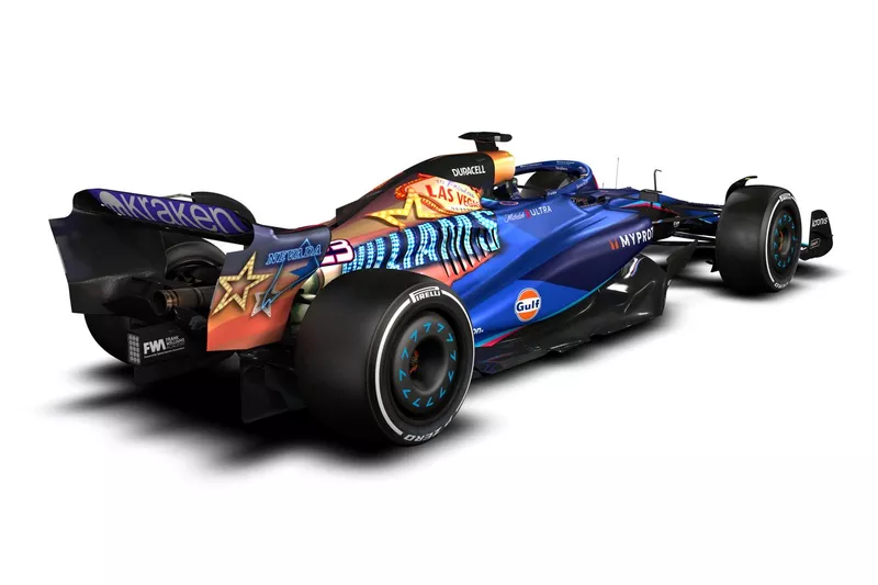 La livrée spéciale de Williams à Las Vegas