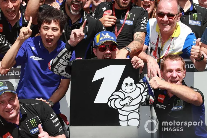 Ganador de la carrera Maverick Vinales, Yamaha Factory Racing