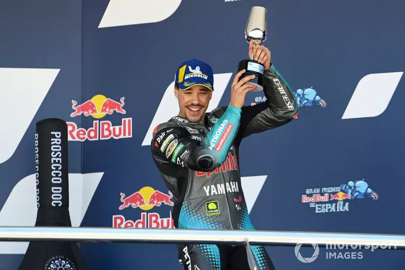 Podio: tercer lugar Franco Morbidelli, Petronas Yamaha SRT