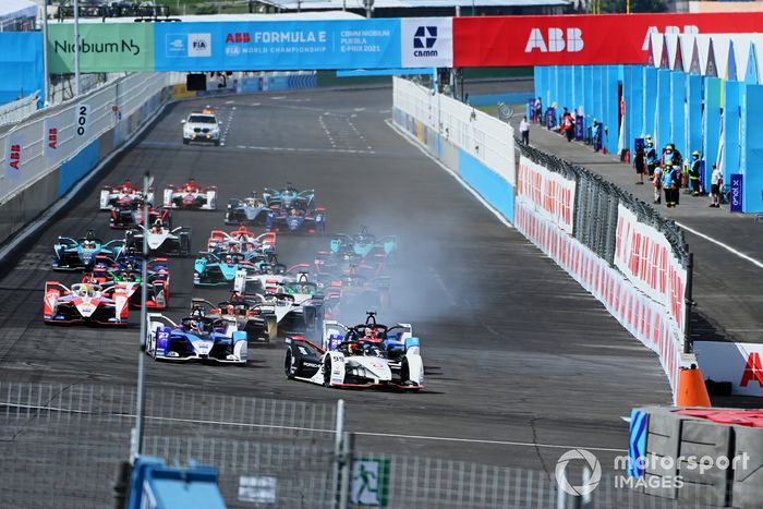 Pascal Wehrlein, Tag Heuer Porsche, Porsche 99X Electric, Jake Dennis, BMW I Andretti Motorsport, BMW iFE.21, Maximilian Guenther, BMW I Andretti Motorsports, BMW iFE.21, Jean-Eric Vergne, DS Techeetah, DS E-Tense FE21