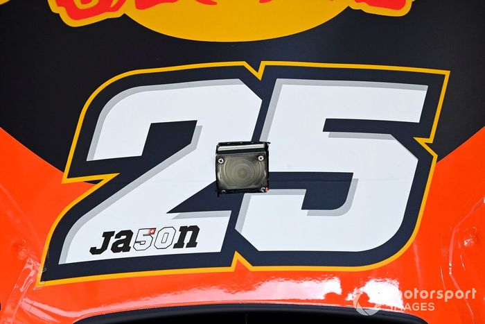 Detalle de la moto de Raul Fernandez, Red Bull KTM Ajo