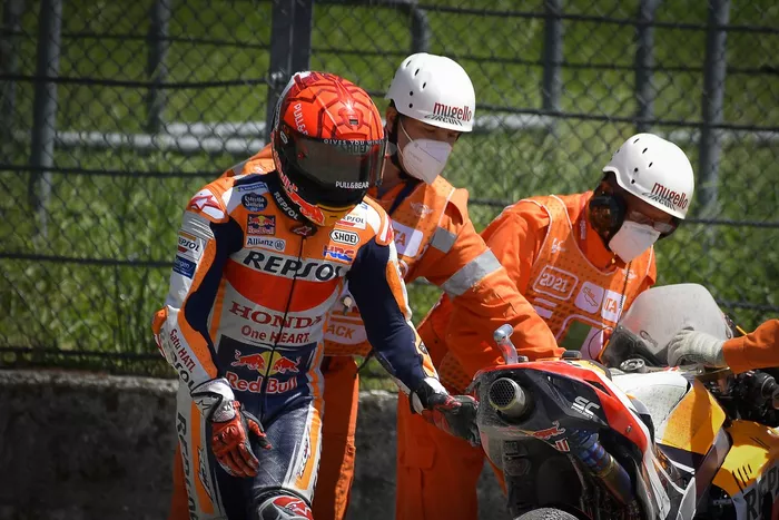 Caída de Marc Márquez, Repsol Honda Team