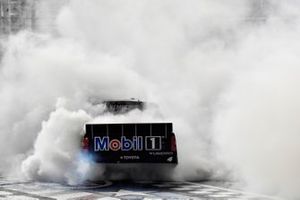 Race winner John Hunter Nemechek, Kyle Busch Motorsports, Toyota Tundra Mobil 1