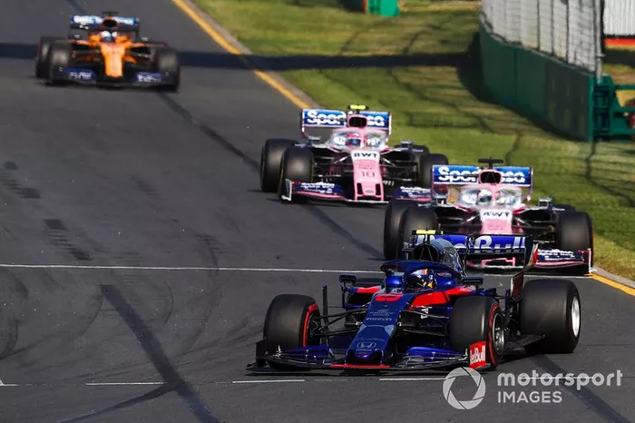 Su primera carrera en el GP de Australia