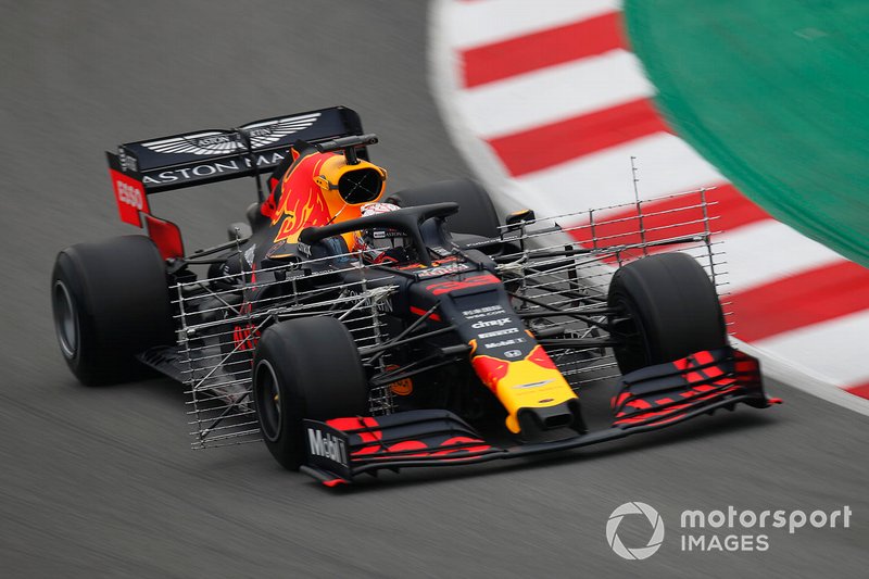 Max Verstappen, Red Bull Racing RB15, avec des capteurs aéro