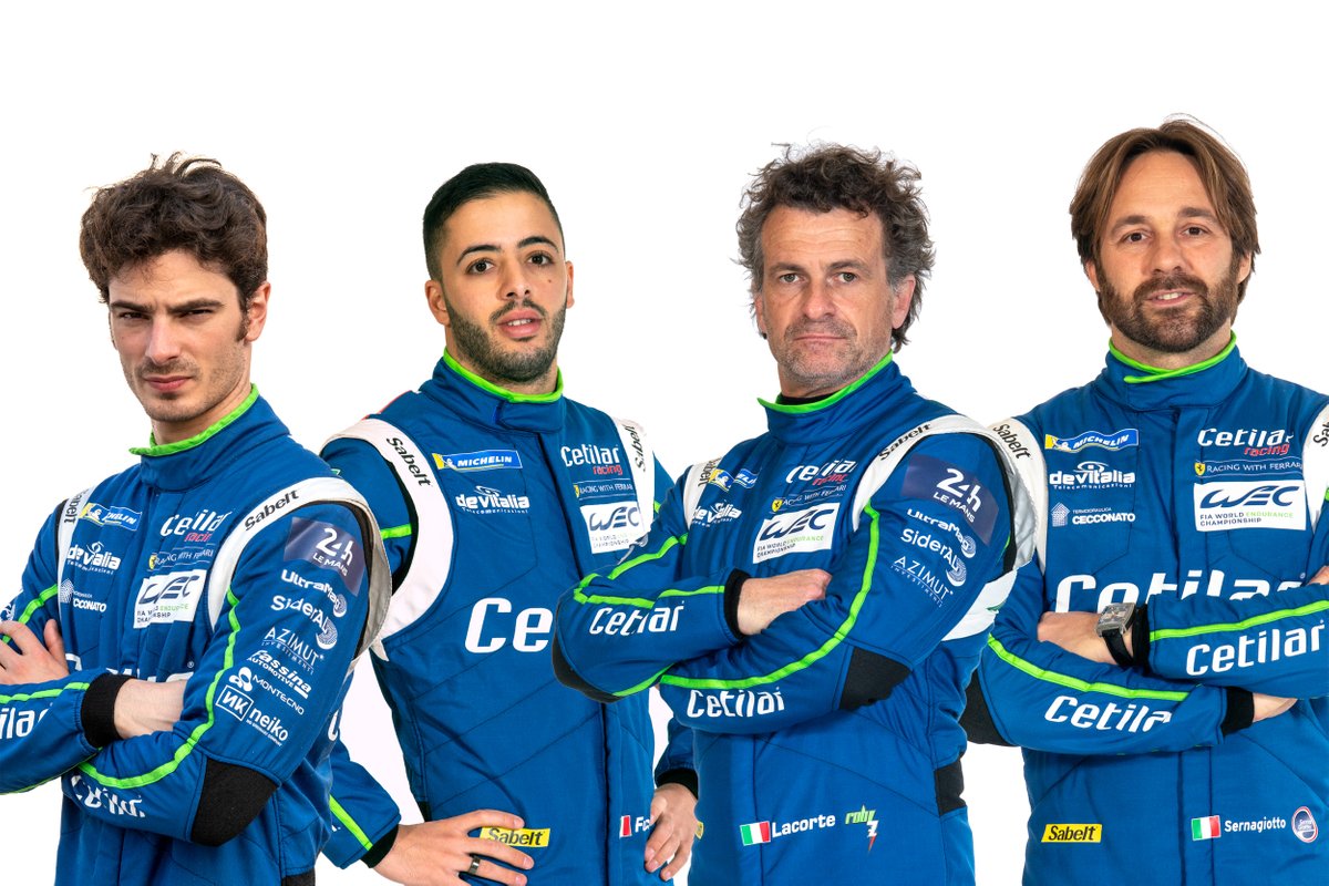 #47 Cetilar Racing: Alessio Rovera, Antonio Fuoco, Roberto Lacorte, Giorgio Sernagiotto