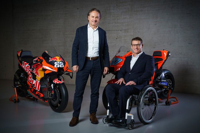 Hubert Trunkenpolz y Pit Beirer, KTM 