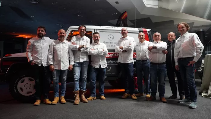 Presentación del equipo RumboZero Mercedes-Benz, Dakar Classic 2022