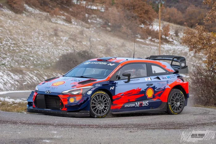 Ott Tanak, Martin Jarveoja, Hyundai i20 Coupe WRC