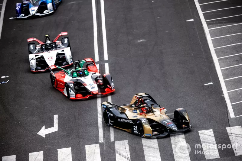 Jean-Eric Vergne, DS Techeetah, DS E-Tense FE21, Lucas Di Grassi, Audi Sport ABT Schaeffler, Audi e-tron FE07, Andre Lotterer, Tag Heuer Porsche, Porsche 99X Electric, Jake Dennis, BMW I Andretti Motorsport, BMW iFE.21