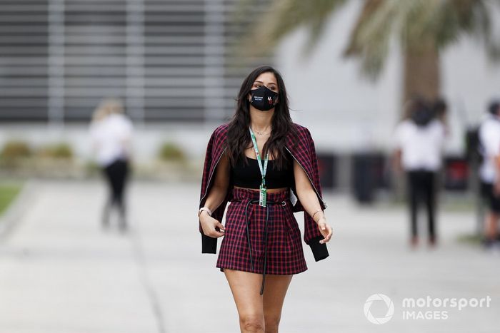 Sandra Dziwiszek, la novia de Nicholas Latifi, Williams Racing 