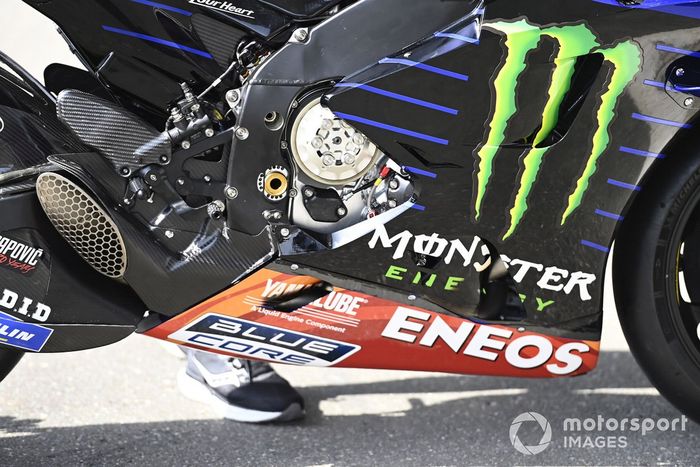 Detalle de la moto Yamaha Factory Racing