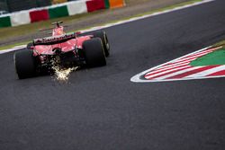 Sebastian Vettel, Ferrari SF70H chispas