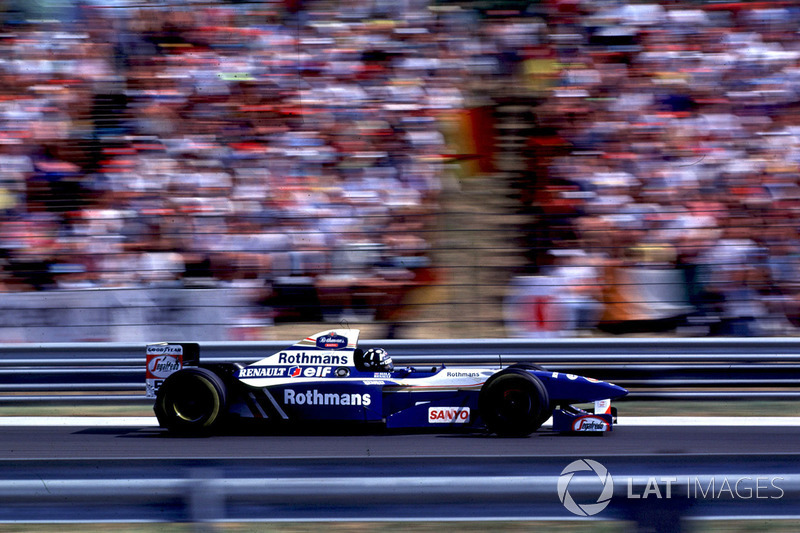 Damon Hill, Williams Renault. In una stagione difficile il GP di Ungheria ha messo in luce il talento di Hill