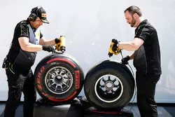 Pirelli engineers at work