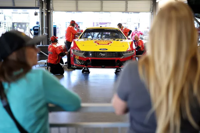 Fans in the garage area