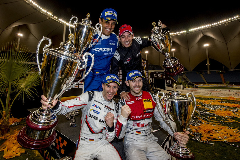 Podium: Winners Nationcup Timo Bernhard, René Rast, second place Juan Pablo Montoya, Helio Castroneves