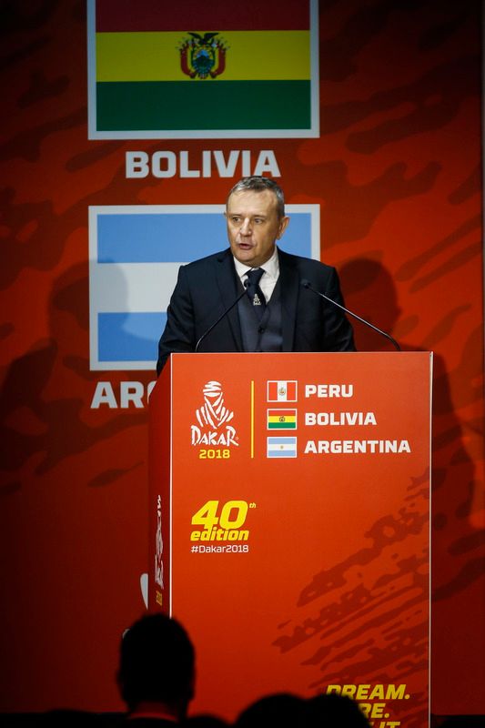 Etienne Lavigne, director de carrera Dakar