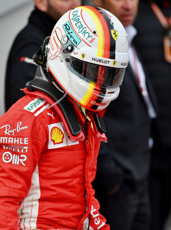 Sebastian Vettel, Ferrari, parc ferme