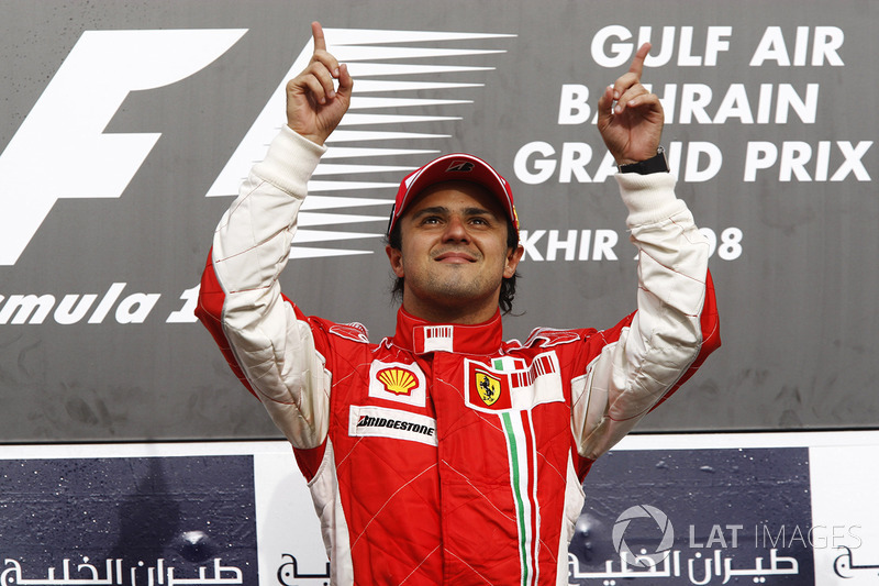 Ganador de la carrera Felipe Massa, Ferrari