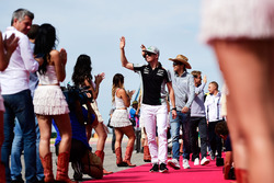 Nico Hulkenberg, Sahara Force India F1 on the drivers parade