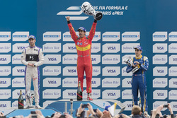 Podium: Sieger Lucas di Grassi, ABT Schaeffler Audi Sport