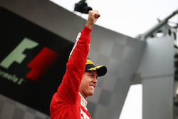 Себастьян Феттель, Ferrari святкує подіум