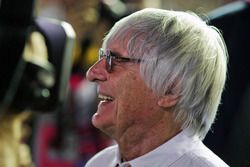 Bernie Ecclestone, on the grid