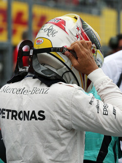Lewis Hamilton, Mercedes AMG F1 sur la grille