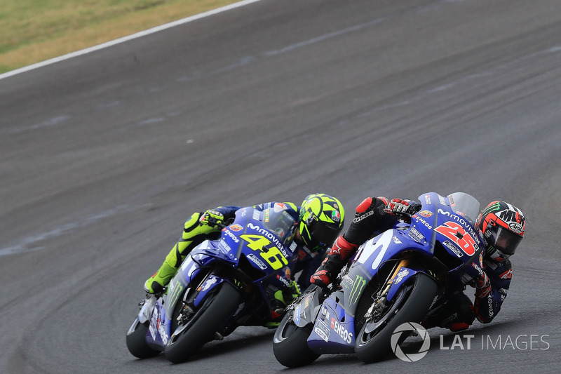 Maverick Viñales et Valentino Rossi