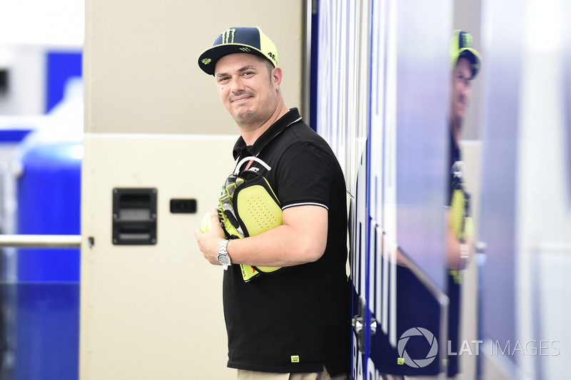 Alessio Salucci, "Uccio", assistent of Valentino Rossi, Yamaha Factory Racing