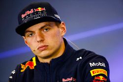 Max Verstappen, Red Bull Racing, in the Thursday press conference