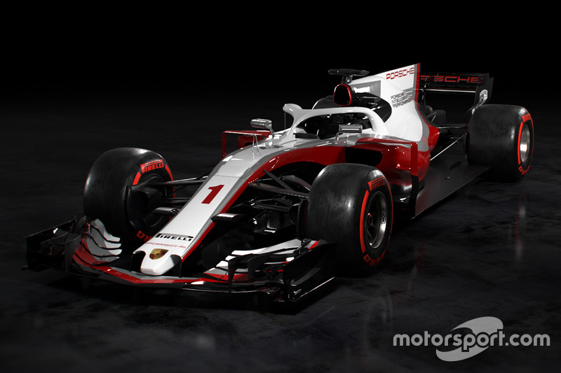 Porsche F1 renk düzeni konsepti