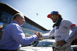 Jean Todt, President, FIA, ve Fernando Alonso, McLaren
