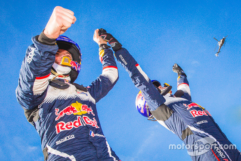 Los ganadores del Rally de MonteCarlo 2018, Sébastien Ogier, Julien Ingrassia, Ford Fiesta WRC, M-Sport Ford