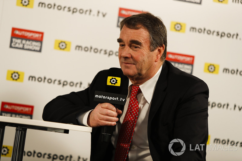 Nigel Mansell talks to Peter Windsor for Motorsport TV