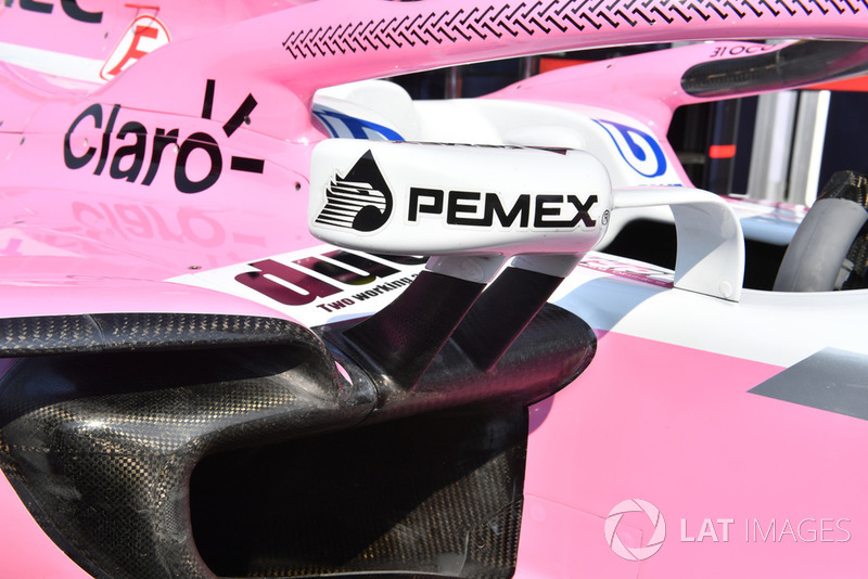 Racing Point Force India VJM11, дзеркала
