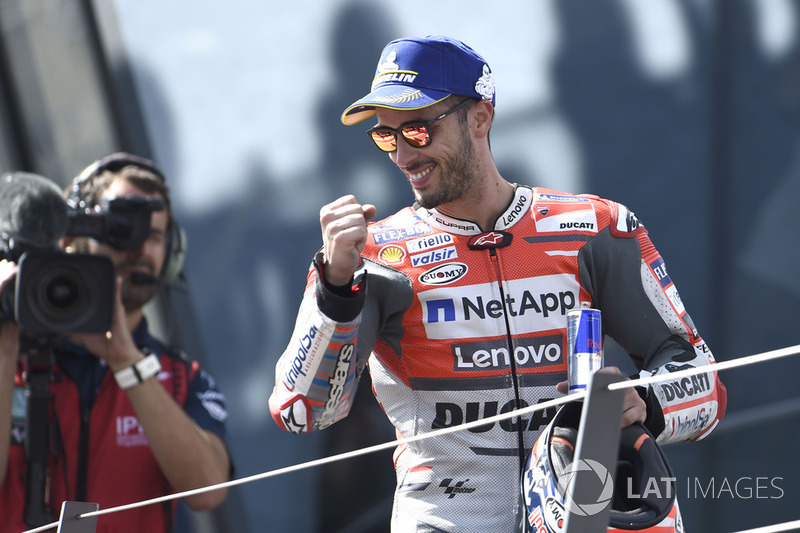 Il terzo classificato Andrea Dovizioso, Ducati Team