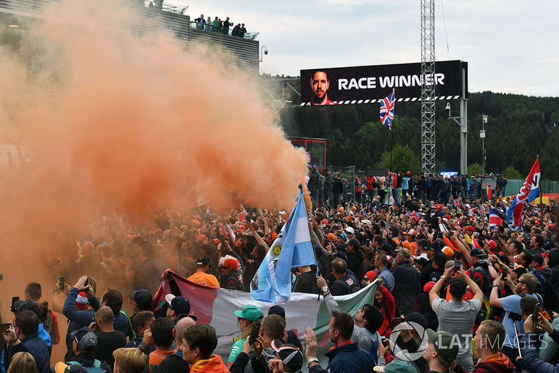 A Belga Nagydíj rajongói - F1 2018