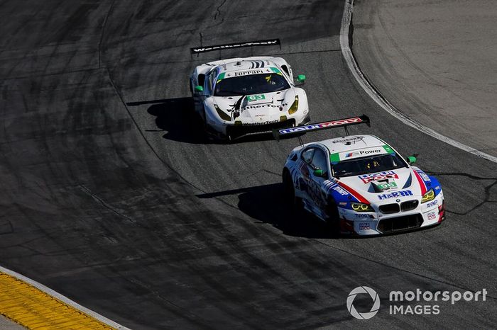 #96 Turner Motorsport BMW M6 GT3, GTD: Robby Foley III, Jens Klingmann, Bill Auberlen, Dillon Machavern, #63 Scuderia Corsa Ferrari 488 GT3, GTD: Cooper MacNeil, Toni Vilander, Jeff Westphal, Alessandro Balzan