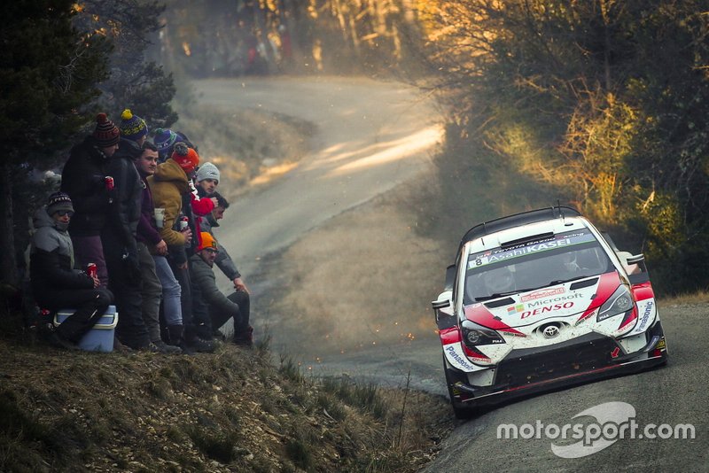 Отт Тянак и Мартин Ярвеоя, Toyota Yaris WRC