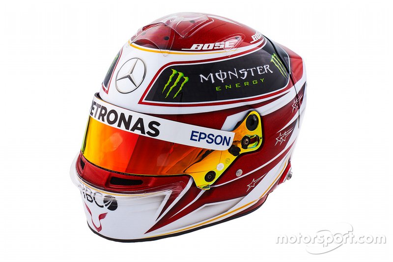 Le casque 2019 de Lewis Hamilton