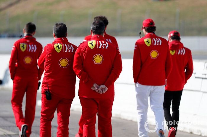 Mattia Binotto, Ferrari Team Principal, Charles Leclerc, Ferrari, John Elkann, FIAT 